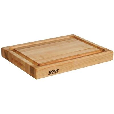 John Boos Blocks ProChef snijplank met sapgeul 51 x 38 x 6 cm esdoornhout, Schneidebrett, Braun John Boos Blocks ProChef snijplank met sapgeul 51 x 38 x 6 cm esdoornhout, Schneidebrett, Braun