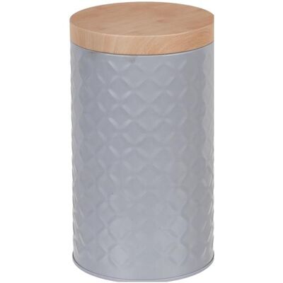 Magni Metall-Dose rund m.Bambusdeckel 10,8x18cm 102001, Vorratsbehälter, Mehrfarbig Magni Metall-Dose rund m.Bambusdeckel 10,8x18cm 102001, Vorratsbehälter, Mehrfarbig