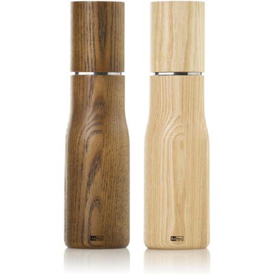 AdHoc Pfeffer- und Salzmühle, Pfeffermühle + Salzmühle, Braun, Transparent, Silber AdHoc Pfeffer- und Salzmühle, Pfeffermühle + Salzmühle, Braun, Transparent, Silber