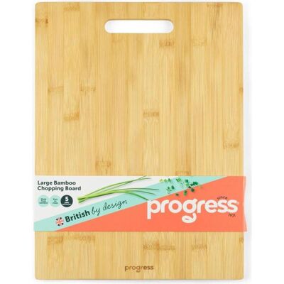 Progress BW14734 Large Bamboo Chopping Board 40 x 30 cm, Schneidebrett, Braun Progress BW14734 Large Bamboo Chopping Board 40 x 30 cm, Schneidebrett, Braun