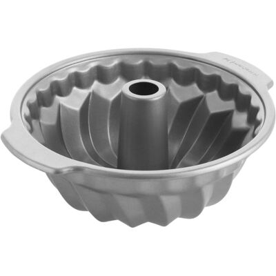 KitchenAid Forma do babki 24 cm, Backform, Silber, Grau KitchenAid Forma do babki 24 cm, Backform, Silber, Grau