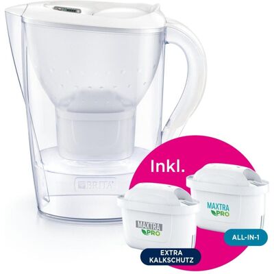 Brita Marella Wasserfilterkanne - 6 Filter inklusive Brita Marella Wasserfilterkanne - 6 Filter inklusive