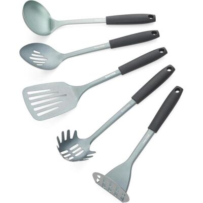 Salter BW13601DU Excellence 5 Piece Utensil Set, Kochbesteck, Grün, Schwarz Salter BW13601DU Excellence 5 Piece Utensil Set, Kochbesteck, Grün, Schwarz