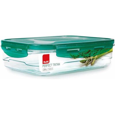 Ibili Luftdichter Behälter Tritan 2 Liter 27 x 20 x 6,5 cm Ideal für die Aufbewahrung von Lebensmitteln, Vorratsbehälter, Transparent Ibili Luftdichter Behälter Tritan 2 Liter 27 x 20 x 6,5 cm Ideal für die Aufbewahrung von Lebensmitteln, Vorratsbehälter, Transparent