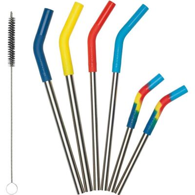 Klean Kanteen KleanKan Straw 6Pack Combo Multicolour 1009506, Strohhalm, Mehrfarbig Klean Kanteen KleanKan Straw 6Pack Combo Multicolour 1009506, Strohhalm, Mehrfarbig