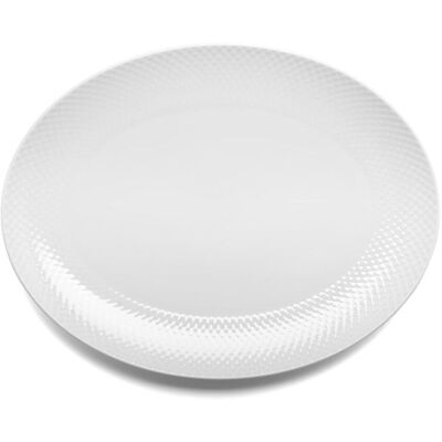 Lyngby, Serviergeschirr, Rhombe Serving Tray 35 x 26,5 cm - White (201205) Lyngby, Serviergeschirr, Rhombe Serving Tray 35 x 26,5 cm - White (201205)