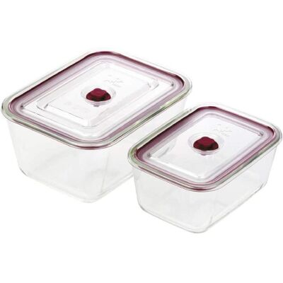 Jata HREC4205 Set 800ml 3000ml, Vorratsbehälter, Transparent Jata HREC4205 Set 800ml 3000ml, Vorratsbehälter, Transparent