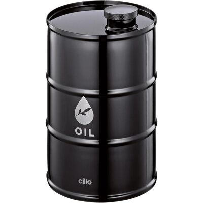 Cilio, Ölspender + Essigspender, Ölfass Barile 750 ml Edelstahl ø 9.5 cm (750 ml) Cilio, Ölspender + Essigspender, Ölfass Barile 750 ml Edelstahl ø 9.5 cm (750 ml)