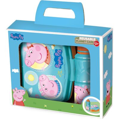 Stor Peppa Pig - 2 pcs. Gift Set (13963), Lunchbox, Mehrfarbig Stor Peppa Pig - 2 pcs. Gift Set (13963), Lunchbox, Mehrfarbig