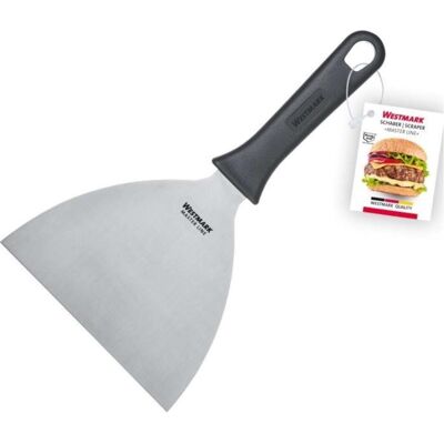 Westmark Schaber/Kratzer »Master Line«, 13x15 cm, gerade, starr, sb, Kochbesteck, Schwarz, Silber Westmark Schaber/Kratzer »Master Line«, 13x15 cm, gerade, starr, sb, Kochbesteck, Schwarz, Silber