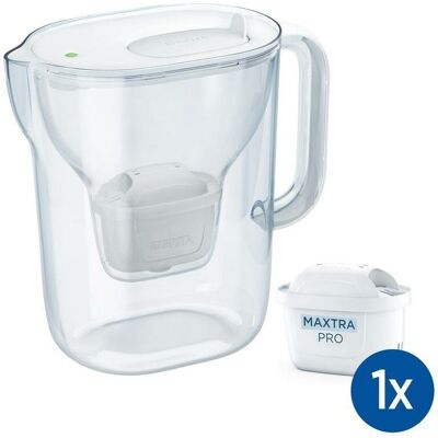 Brita Wasserfilter Style Essential XL, Wasserfilterkanne, Weiss, Transparent Brita Wasserfilter Style Essential XL, Wasserfilterkanne, Weiss, Transparent
