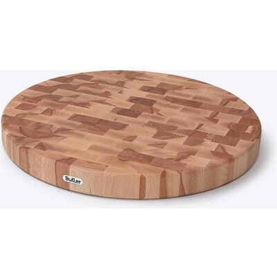 Butler - Snijplank - kopsbeukenhout - Ø 40 x 4 cm, Schneidebrett, Braun Butler - Snijplank - kopsbeukenhout - Ø 40 x 4 cm, Schneidebrett, Braun