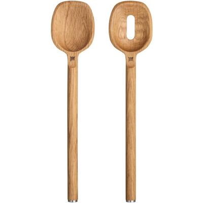 Fiskars 1065698 Norden Löffel-Set, 2-teilig, Kochbesteck, Braun Fiskars 1065698 Norden Löffel-Set, 2-teilig, Kochbesteck, Braun