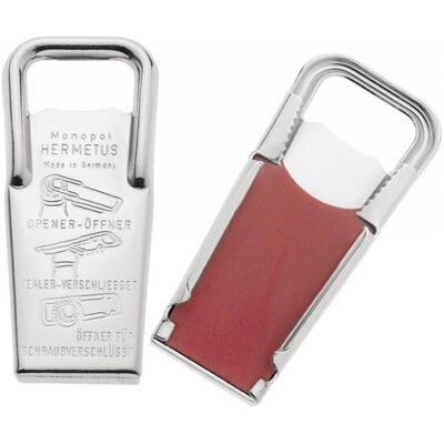 Westmark Retro Kapselheber Hermetus, 8.5x3.5x1.5cm, Flaschenöffner, Silber Westmark Retro Kapselheber Hermetus, 8.5x3.5x1.5cm, Flaschenöffner, Silber