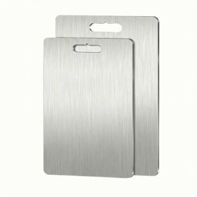 Hermia Huhu879 Cutting Board Set (2 Pieces), Schneidebrett, Silber Hermia Huhu879 Cutting Board Set (2 Pieces), Schneidebrett, Silber