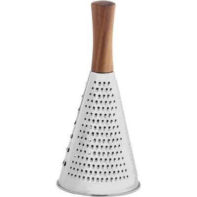 Andrea Küchenreibe aus Edelstahl, Küchenreibe, Braun, Silber Andrea Küchenreibe aus Edelstahl, Küchenreibe, Braun, Silber
