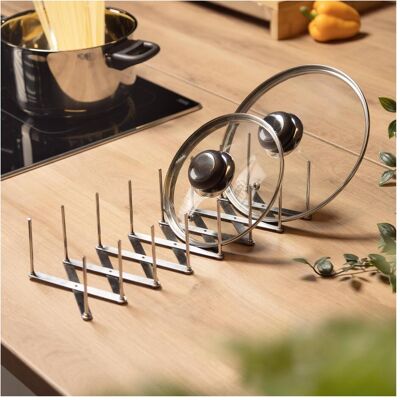 Magni Topfdeckelhalter Edelstahl ausziehbar HI007491, Zubehör Kochgeschirr Magni Topfdeckelhalter Edelstahl ausziehbar HI007491, Zubehör Kochgeschirr
