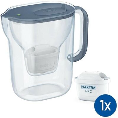 Brita Wasserfilter Style Essential XL, Wasserfilterkanne, Blau, Transparent Brita Wasserfilter Style Essential XL, Wasserfilterkanne, Blau, Transparent