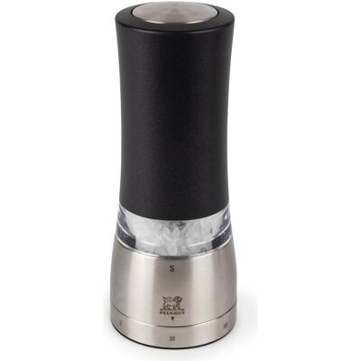 Peugeot DAMAN U'SELECT Zirlion Elektrische Salzmühle 16 cm, Pfeffermühle + Salzmühle, Schwarz, Silber Peugeot DAMAN U'SELECT Zirlion Elektrische Salzmühle 16 cm, Pfeffermühle + Salzmühle, Schwarz, Silber