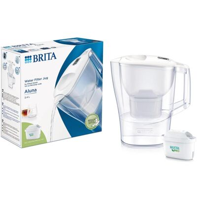 Brita Aluna 2,4L Wasserfilterkanne - USB-Stick Brita Aluna 2,4L Wasserfilterkanne - USB-Stick