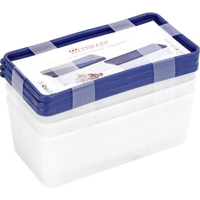 Westmark Gefrierdosen 'Trio', 3er Pack, Vorratsbehälter, Weiss Westmark Gefrierdosen 'Trio', 3er Pack, Vorratsbehälter, Weiss