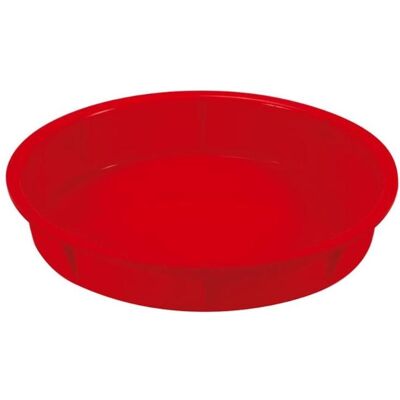 Toyfa Cake tin silicone Juliette Ø 24 x 4.5 cm, Backform, Rot Toyfa Cake tin silicone Juliette Ø 24 x 4.5 cm, Backform, Rot