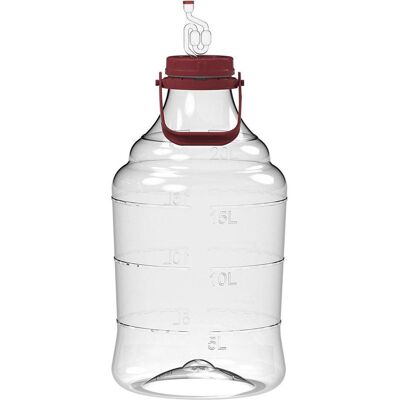 Browin, Wein Zubehör, Unbreakable Demijohn 20l Handle/Airloks Browin, Wein Zubehör, Unbreakable Demijohn 20l Handle/Airloks