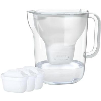 Brita Dzbanek filtrujący Style Essential XL + 3 wkłady MAXTRA PRO Pure Performance biały, Wasserfilterkanne, Transparent, Weiss Brita Dzbanek filtrujący Style Essential XL + 3 wkłady MAXTRA PRO Pure Performance biały, Wasserfilterkanne, Transparent, Weiss