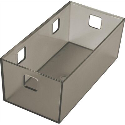 Ninka - Banio 2-fach - graphit transluzent - 168x84x65mm - Schubladenorganizer Ninka - Banio 2-fach - graphit transluzent - 168x84x65mm - Schubladenorganizer