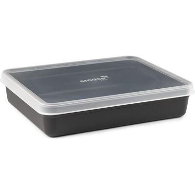 Amuse 2L PRO Mehrwegbehälter, Vorratsbehälter, Schwarz Amuse 2L PRO Mehrwegbehälter, Vorratsbehälter, Schwarz
