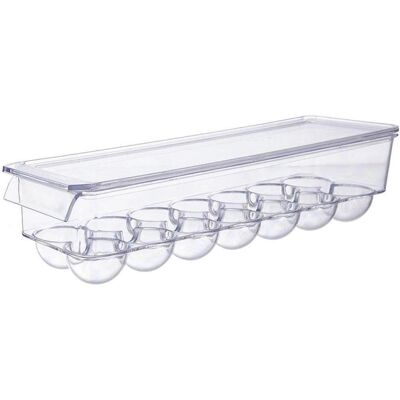 Orion Pojemnik Na Jajka Do Lodówki Z Pokrywką Organizer Na 14 Jajek 154062, Vorratsbehälter, Transparent Orion Pojemnik Na Jajka Do Lodówki Z Pokrywką Organizer Na 14 Jajek 154062, Vorratsbehälter, Transparent