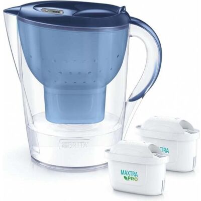 Brita Dzbanek filtrujący 3.5l Marella XL + 2 wkłady filtrujące MAXTRA PRO Pure Performance, niebieski, Wasserfilterkanne, Blau Brita Dzbanek filtrujący 3.5l Marella XL + 2 wkłady filtrujące MAXTRA PRO Pure Performance, niebieski, Wasserfilterkanne, Blau