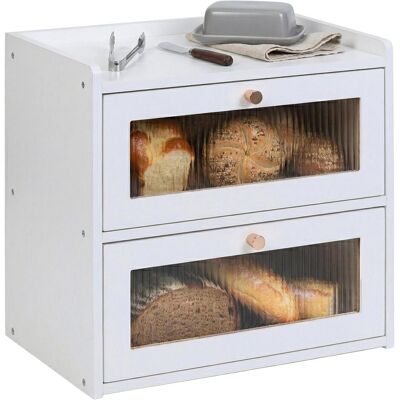 Relaxdays Brotkasten, Brotaufbewahrung, Weiss Relaxdays Brotkasten, Brotaufbewahrung, Weiss