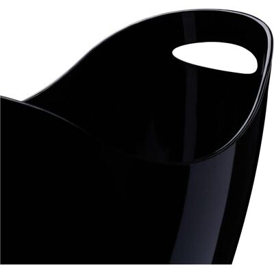 Relaxdays Eiseimer 8l schwarz, Flaschenkühler, Schwarz Relaxdays Eiseimer 8l schwarz, Flaschenkühler, Schwarz