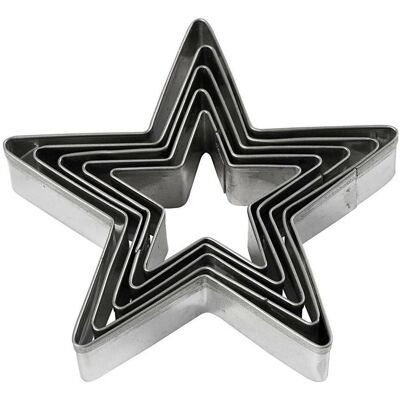 Creativ Company Stern, Ausstechformen, Silber Creativ Company Stern, Ausstechformen, Silber