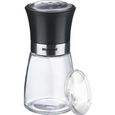 Westmark Gewürzstreuer. grob »Blacky«, Pfeffermühle + Salzmühle, Schwarz Westmark Gewürzstreuer. grob »Blacky«, Pfeffermühle + Salzmühle, Schwarz