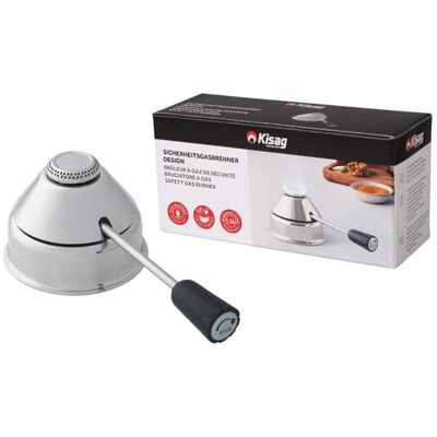 Kisag Sicherheitsgasbrenner, Rechaud, Silber Kisag Sicherheitsgasbrenner, Rechaud, Silber