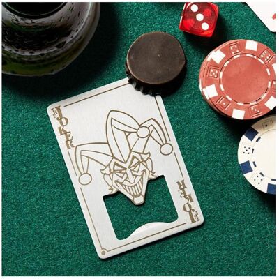 Paladone Products Joker Playing Card Bottle Opener, Flaschenöffner, Mehrfarbig Paladone Products Joker Playing Card Bottle Opener, Flaschenöffner, Mehrfarbig