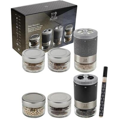 Peugeot Pfeffermühle, Pfeffermühle + Salzmühle, Grau, Schwarz Peugeot Pfeffermühle, Pfeffermühle + Salzmühle, Grau, Schwarz