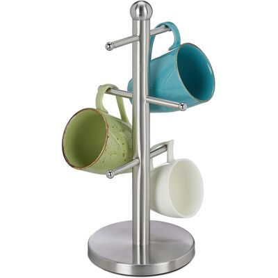 Relaxdays Tassenhalter, Küchen Organizer, Silber Relaxdays Tassenhalter, Küchen Organizer, Silber