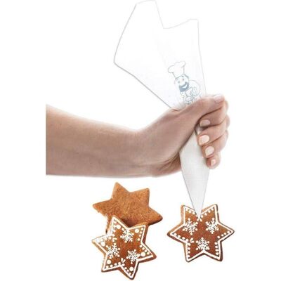 Orion Rękaw cukierniczy / worek dekorator 20 szt 29,5 cm uniwersalny, Cake Design Utensilien, Transparent Orion Rękaw cukierniczy / worek dekorator 20 szt 29,5 cm uniwersalny, Cake Design Utensilien, Transparent