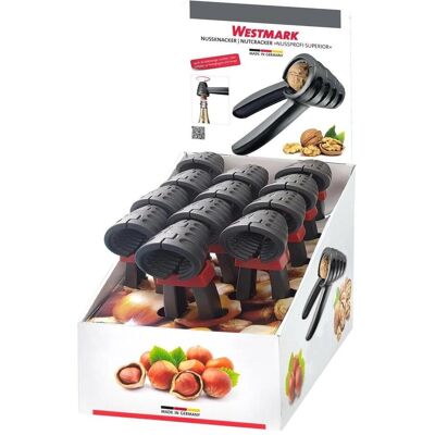 Westmark Nussknacker WM Nussprofi Display 12 Stück, Nussknacker, Schwarz Westmark Nussknacker WM Nussprofi Display 12 Stück, Nussknacker, Schwarz