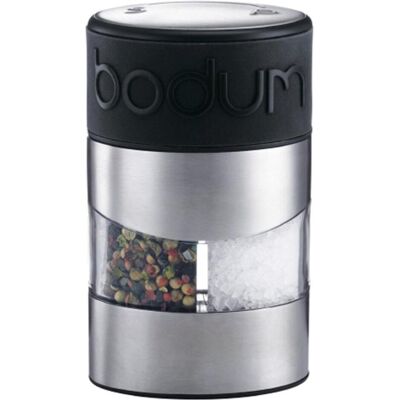 Bodum Zwilling, Pfeffermühle + Salzmühle, Schwarz Bodum Zwilling, Pfeffermühle + Salzmühle, Schwarz