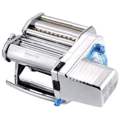 Imperia Elektrische IPASTA Nudelmaschine, Pastamaschine, Silber Imperia Elektrische IPASTA Nudelmaschine, Pastamaschine, Silber