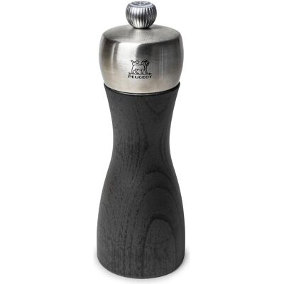 Peugeot Fidji, Pfeffermühle + Salzmühle, Grau, Schwarz, Silber Peugeot Fidji, Pfeffermühle + Salzmühle, Grau, Schwarz, Silber