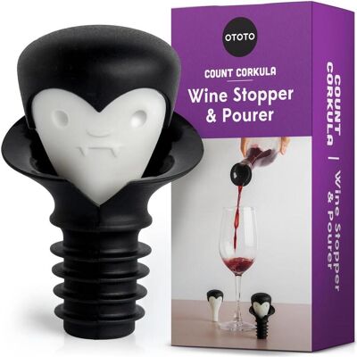 Ototo, Wein Zubehör, Count Corkula Weinverschluss und Ausgiesser (Weinausgiesser) Ototo, Wein Zubehör, Count Corkula Weinverschluss und Ausgiesser (Weinausgiesser)