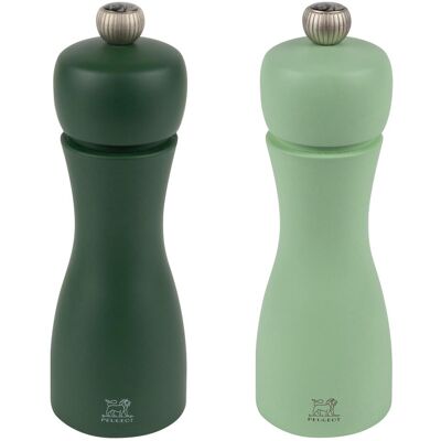 Peugeot Pfeffermühle Salzmühle TAHITI Duo Set, Pfeffermühle + Salzmühle, Grün Peugeot Pfeffermühle Salzmühle TAHITI Duo Set, Pfeffermühle + Salzmühle, Grün