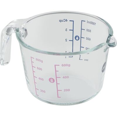 Emsa Prep&Bake Glas-Messbecher, Messbecher, Transparent Emsa Prep&Bake Glas-Messbecher, Messbecher, Transparent
