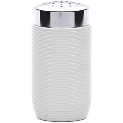 Valira Weiss/Chrom Porzellan, Pfeffermühle + Salzmühle, Silber, Weiss Valira Weiss/Chrom Porzellan, Pfeffermühle + Salzmühle, Silber, Weiss