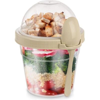 Orion Kubek Pojemnik 400 Ml Z Łyżeczką Na Jogurt Musli Sałatkę 121783, Vorratsbehälter Orion Kubek Pojemnik 400 Ml Z Łyżeczką Na Jogurt Musli Sałatkę 121783, Vorratsbehälter